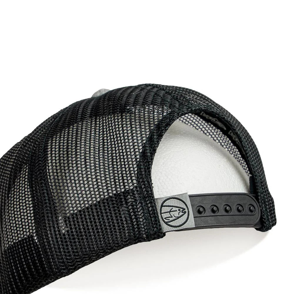 STLHD Chrome Edition Heather Grey Black Trucker Snapback Hat