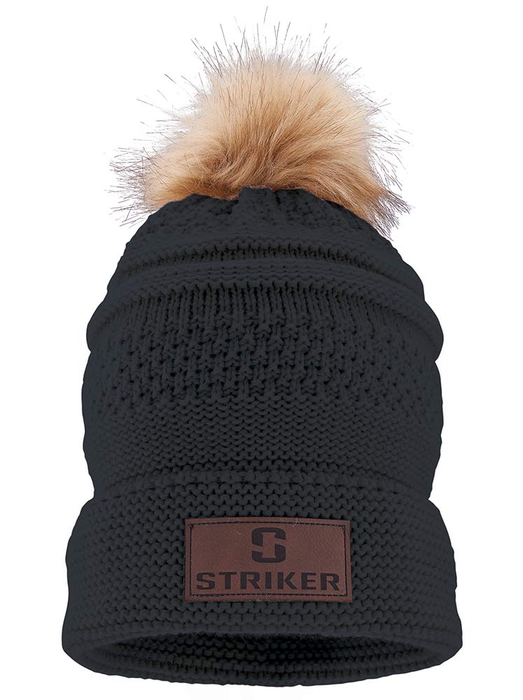 Striker Womens Bemidji Fur Pom Hat