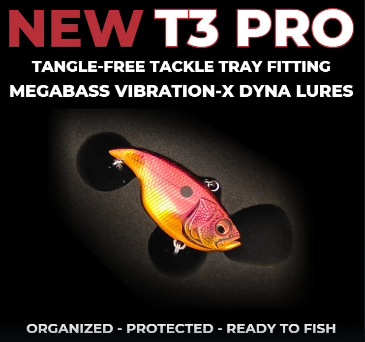 T3 Pro fits Megabass Vibration X Dyna lures