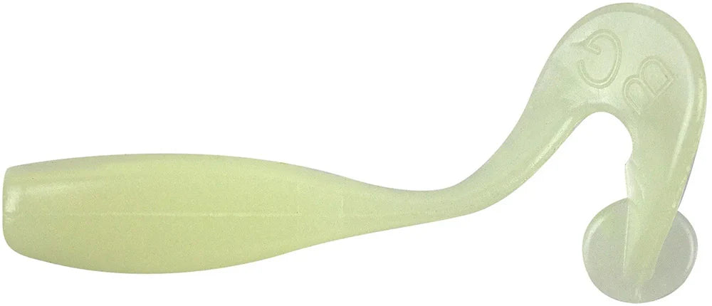 Bobby Garland MoGlo Strollr Swimming Curlytail Soft Plastic 25 Inch