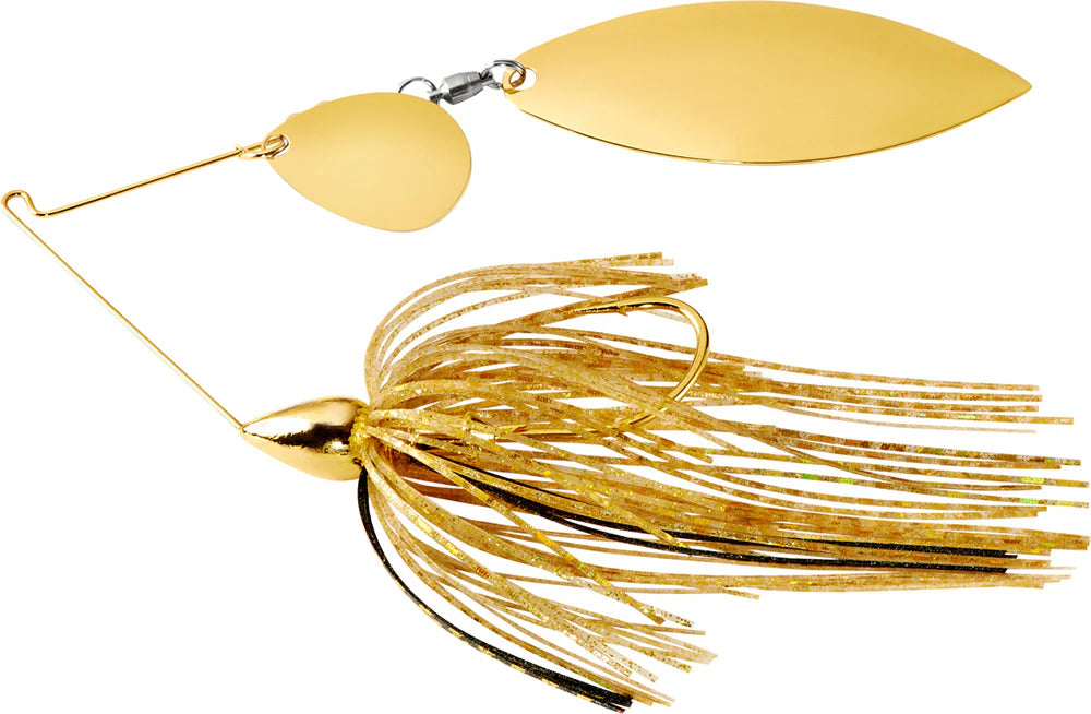 War Eagle Tandem Colorado Willow Gold Frame Spinnerbait 1 2 oz