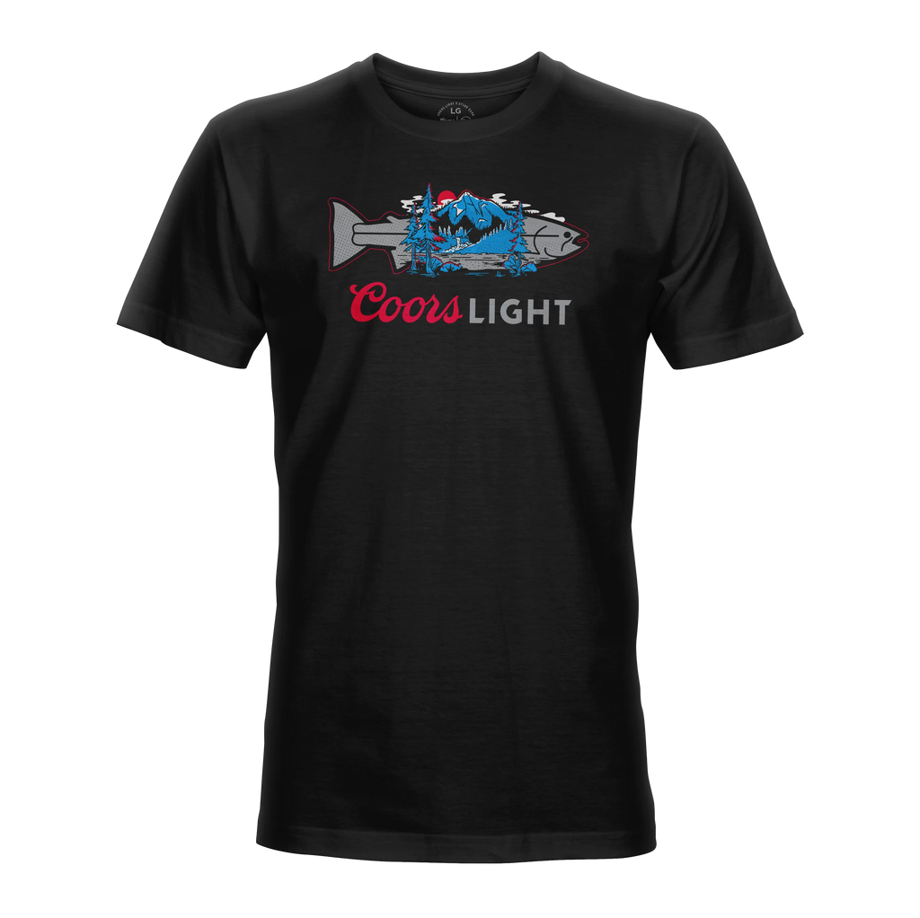 STLHD Mens X Coors Light Blue Mountains Tee
