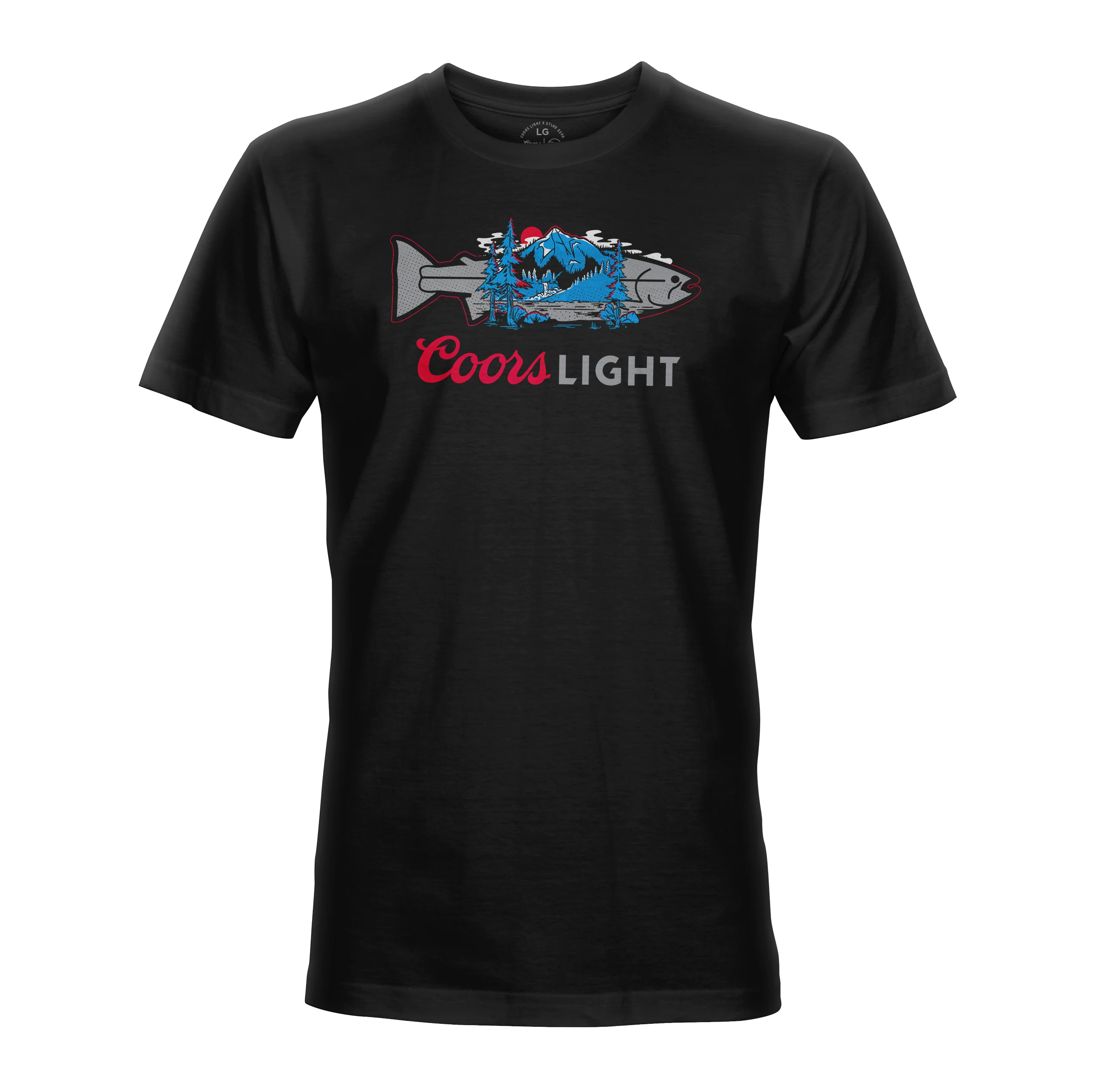 STLHD Mens X Coors Light Blue Mountains Tee