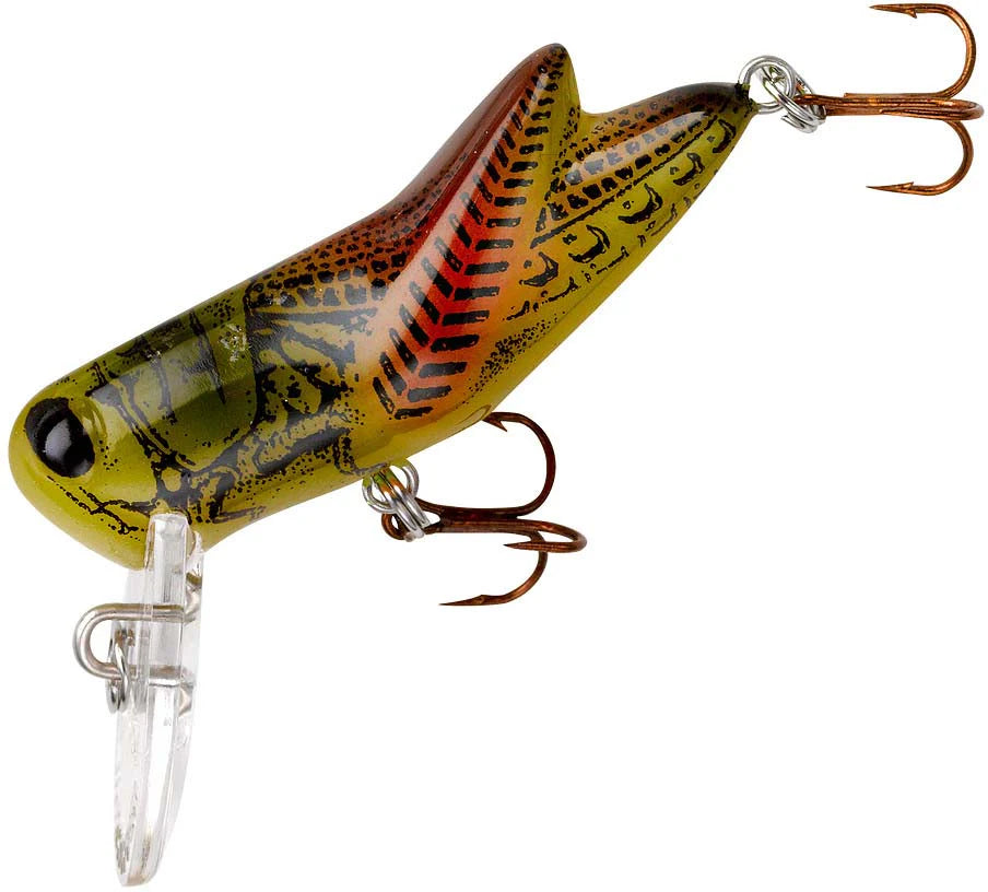 Rebel Crickhopper 1 1 2 inch Ultralight Waking Crankbait