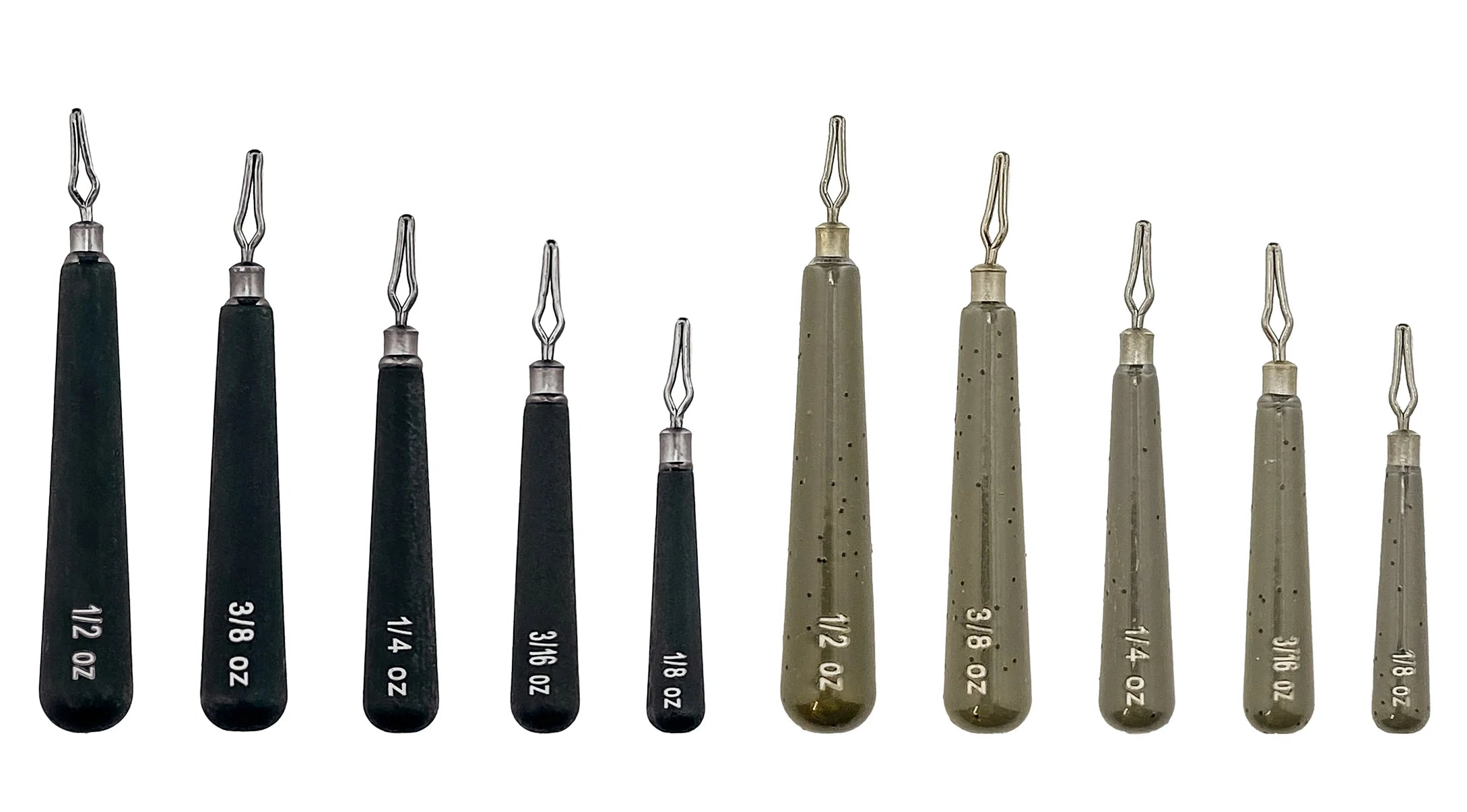 Departure Outdoors Tungsten Skinny Drop Shot Weights 5 Pack