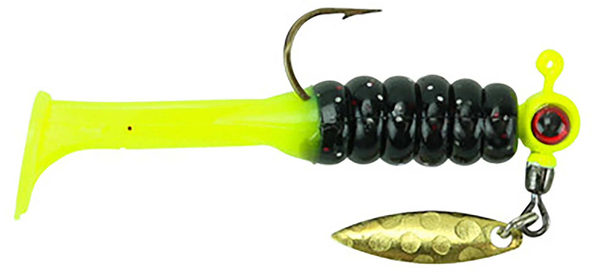 Mr Crappie Sausage Head Jig Pre Rigged w Slabalicious Soft Plastic