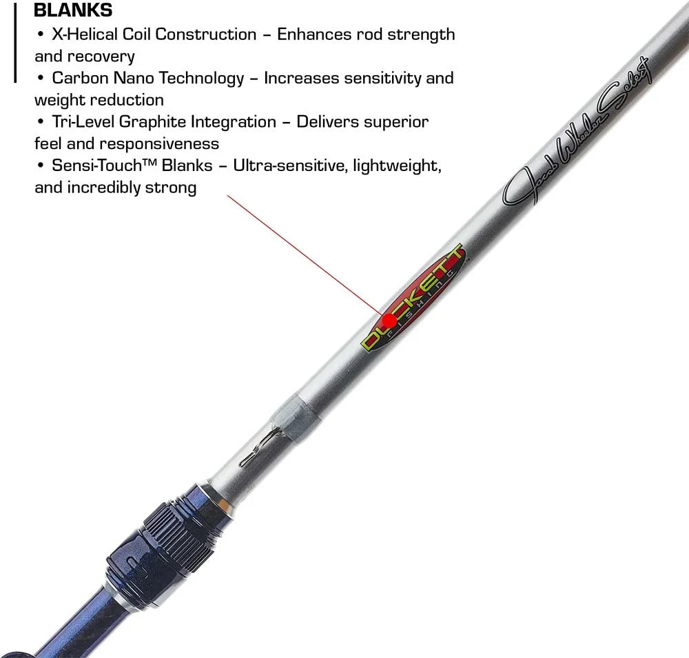 Duckett Fishing Jacob Wheeler Select Spinning Rod