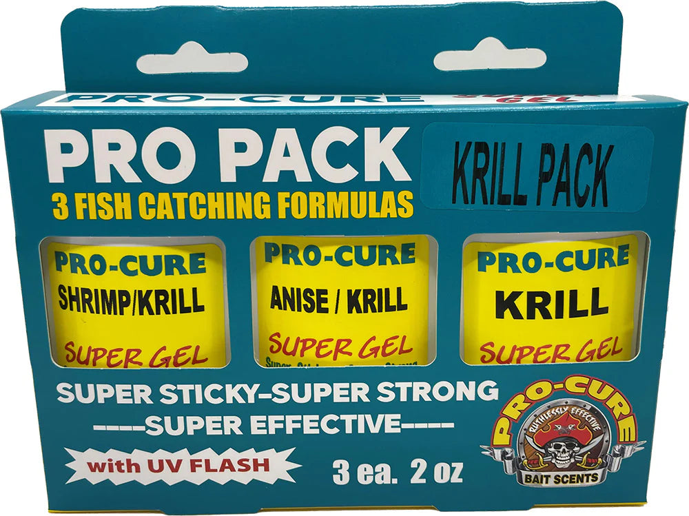 Pro Cure Pro Pack Three Fish Catching Formulas