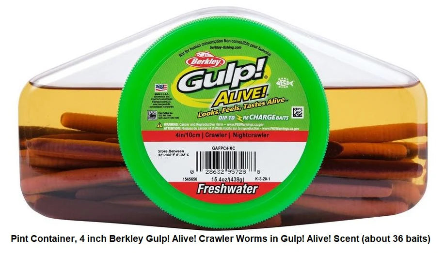Berkley Gulp Alive Crawler Worm