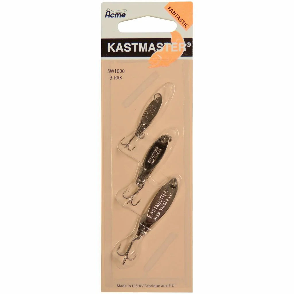 Acme Kastmaster Spoon Chrome 3 Piece Kit