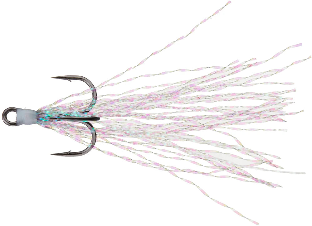 Megabass Tinsel Treble Hook Replacement Karashi Hooks 2 Pack