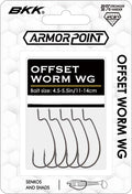 BKK Armor Point Offset Wide Gap Worm Hooks