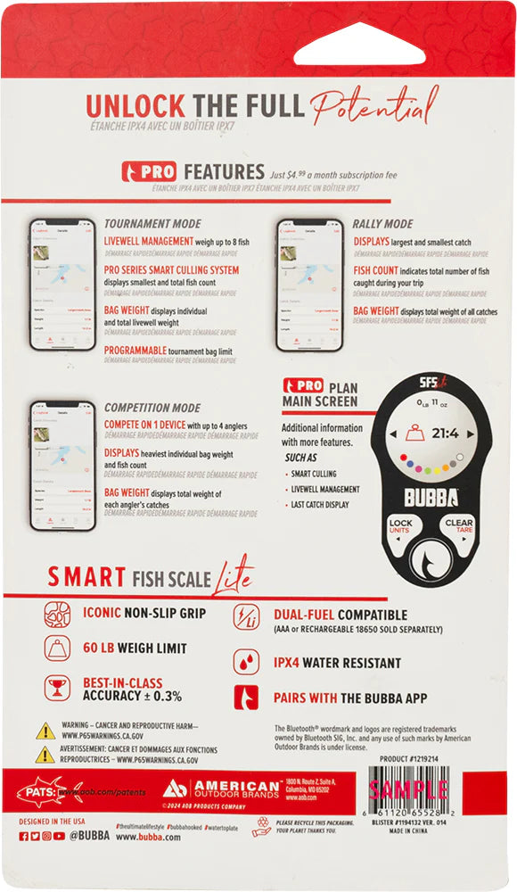 Bubba Smart Fish Scale Lite
