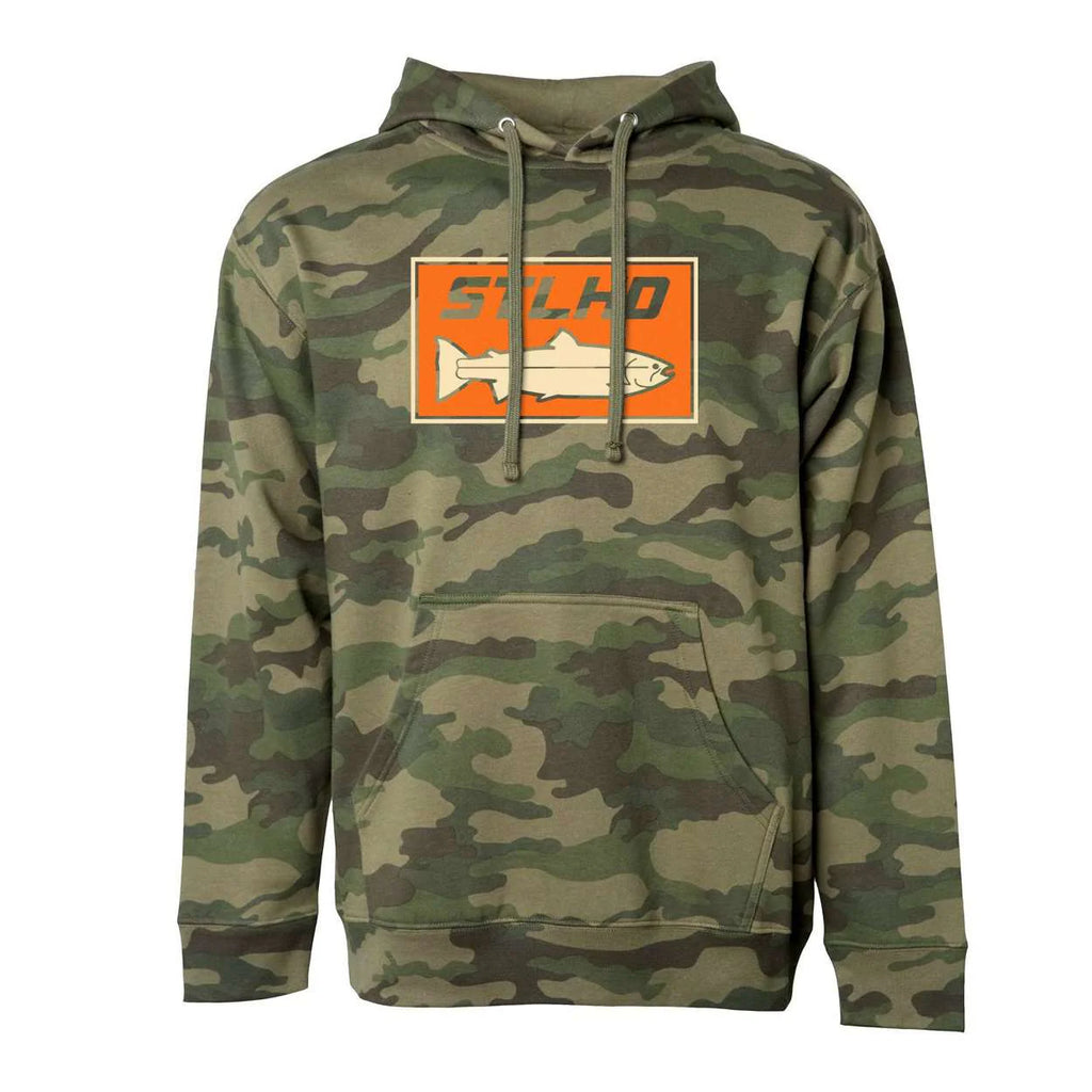 STLHD Mens Woodlands Camo Standard Hoodie