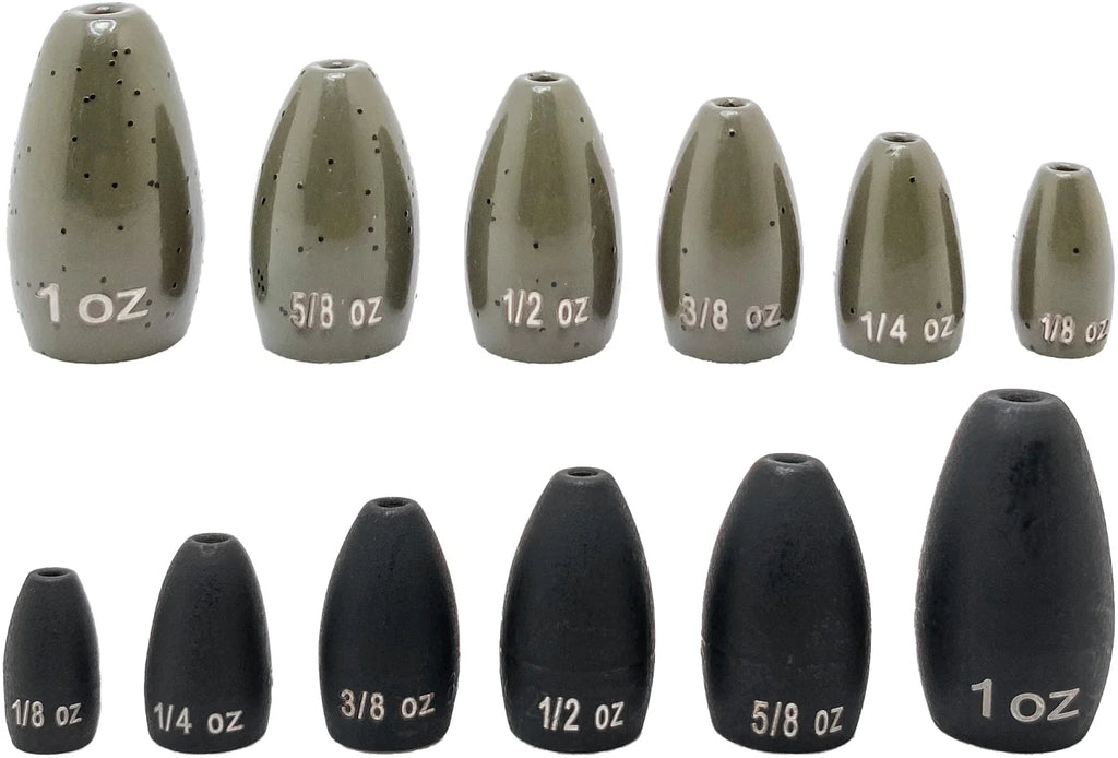 Departure Outdoors Tungsten Flipping Weights 5 Pack