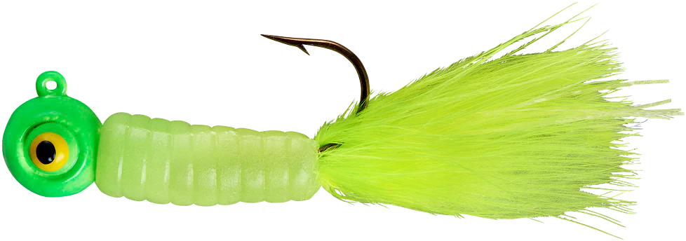 Lindy Fuzz E Grub Pre Rigged Hair Tail Soft Grub 2 pack