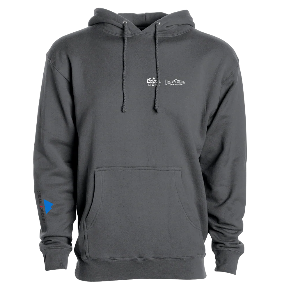 STLHD Mens X Coors Light Rocky Mountain Cool Premium Hoodie
