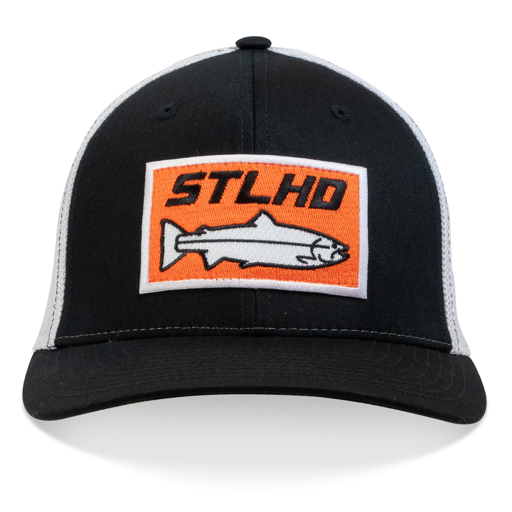 STLHD Standard Black White Flex fit Hat