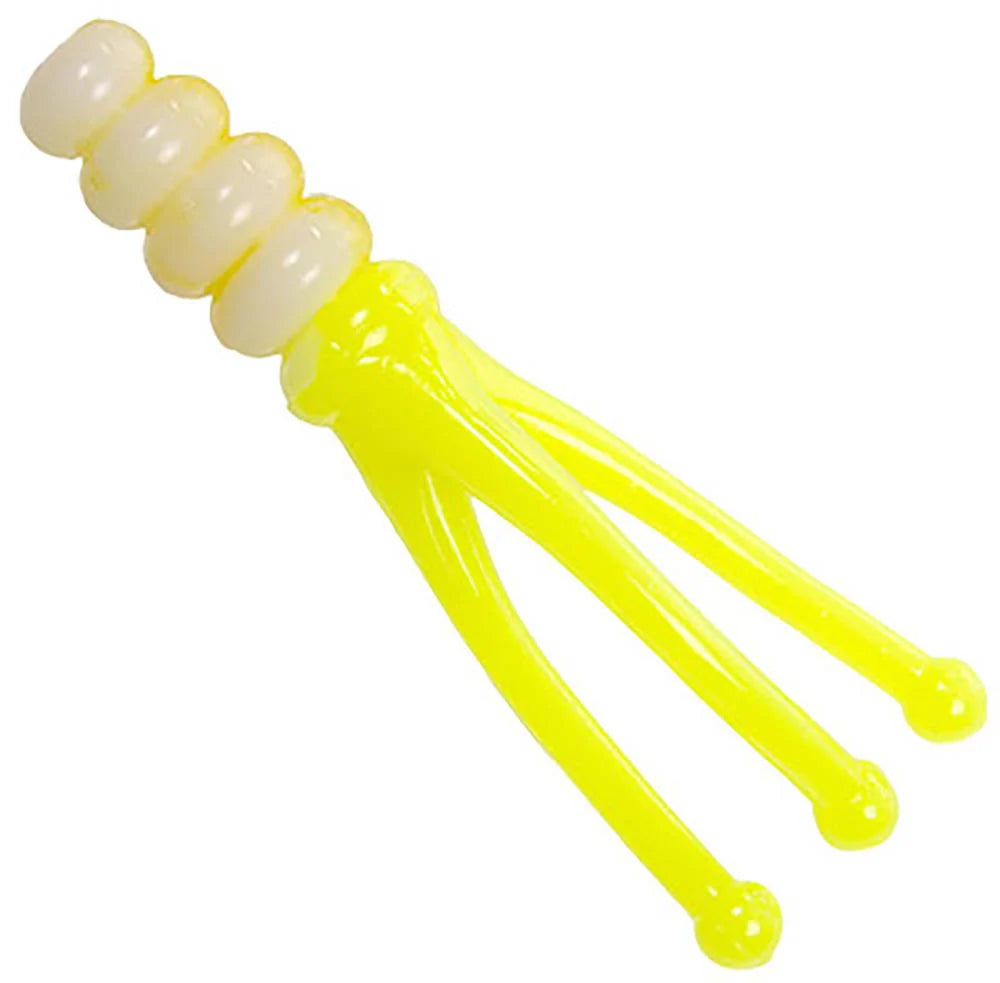Mr Crappie Joker Triple Tail Soft Plastic Grub 15 pack