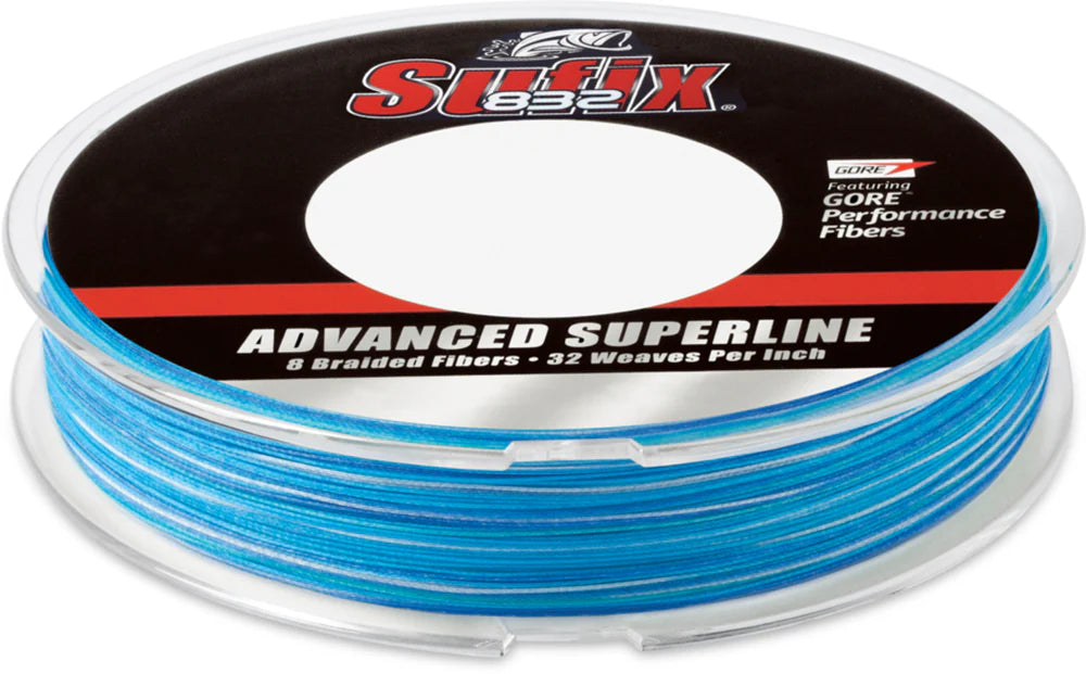 Sufix 832 Advanced Superline Coastal Camo Braided Line 300 Yard Filler Spool