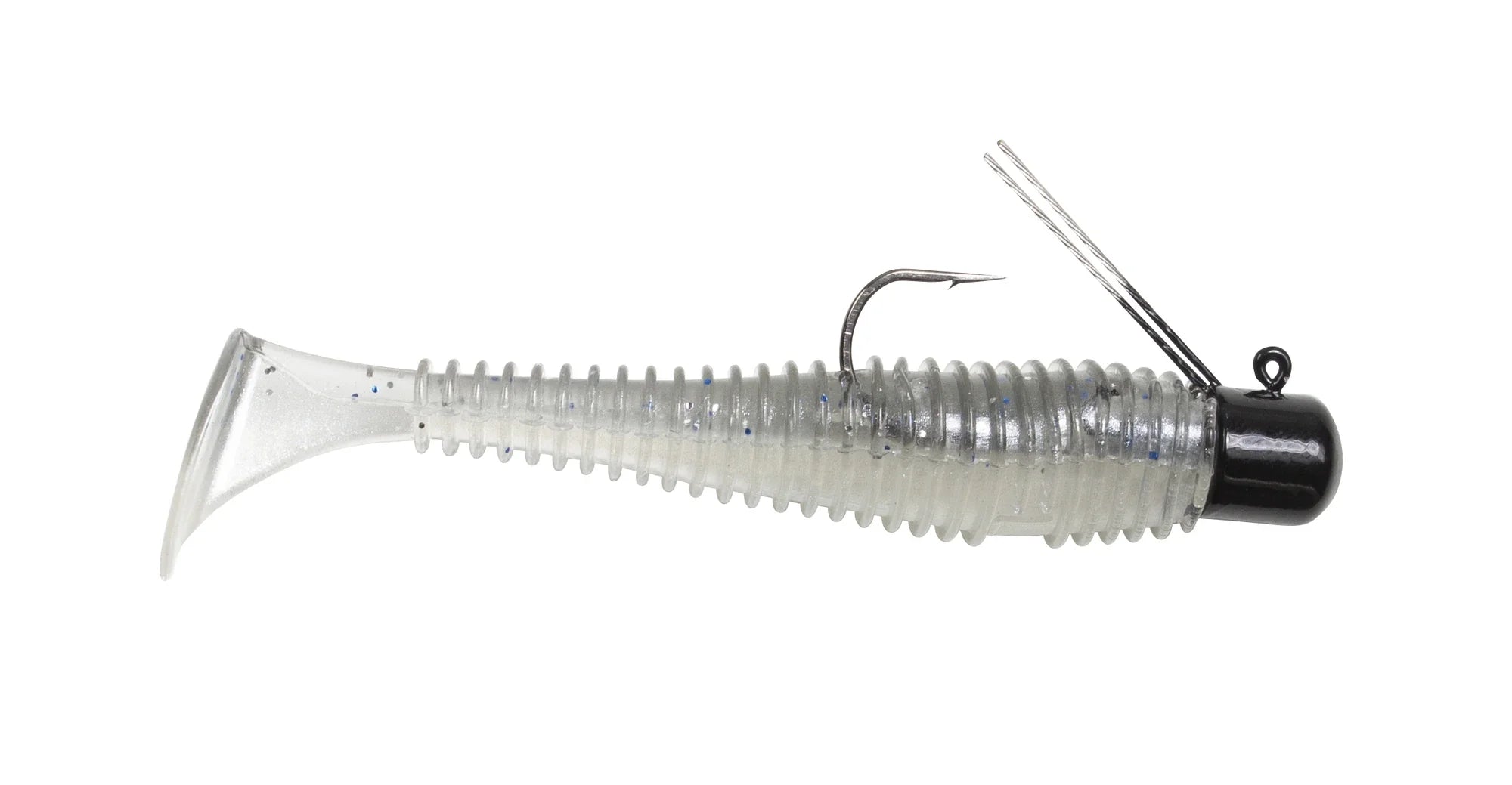 Lunkerhunt Pre Rigged Finesse Swimbait 3 inch Paddle Tail Swimbait