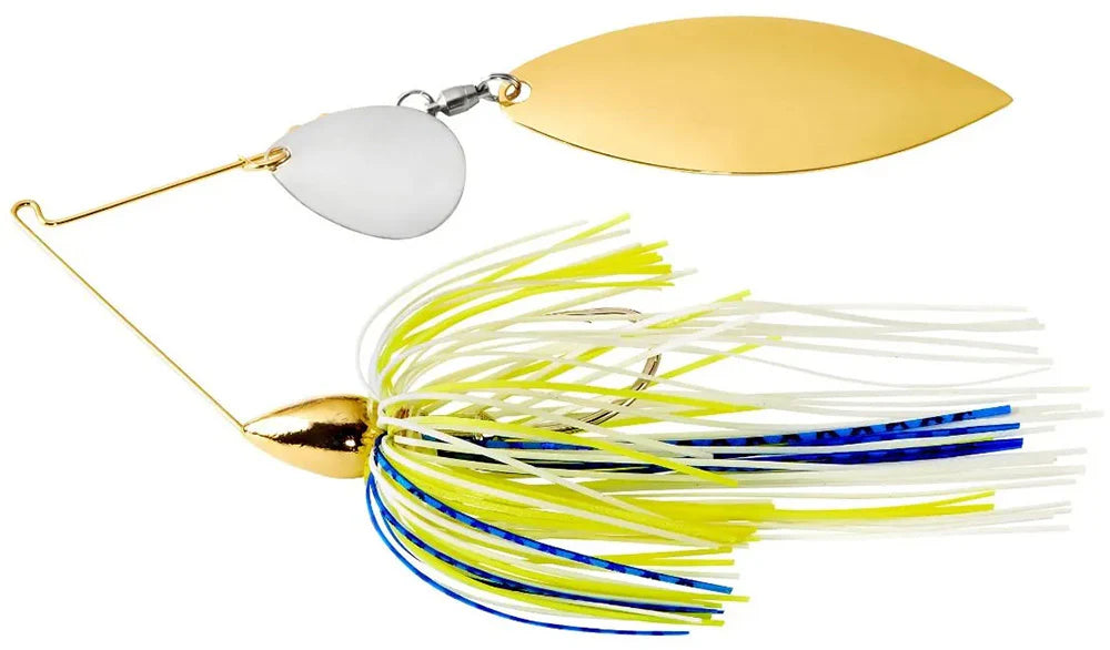 War Eagle Tandem Colorado Willow Gold Frame Spinnerbait 1 2 oz