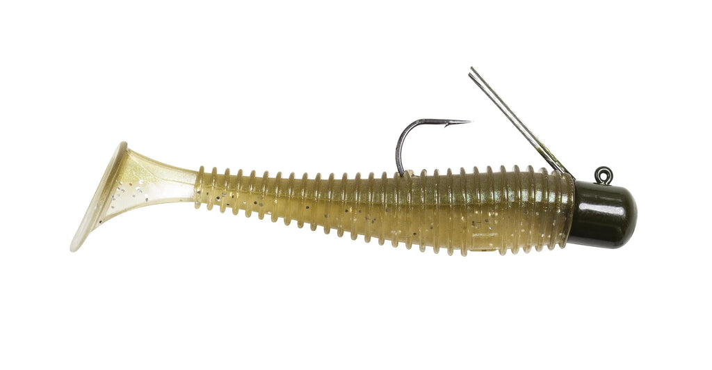 Lunkerhunt Pre Rigged Finesse Swimbait 3 inch Paddle Tail Swimbait