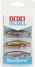 Rebel Tracdown Minnow 3 Piece Variety Pack