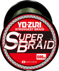 Yo Zuri SuperBraid Dark Green 600 Yard Spool