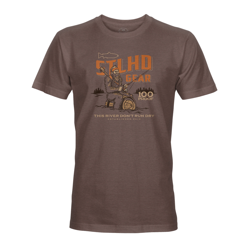 STLHD Mens Whiskey River T Shirt