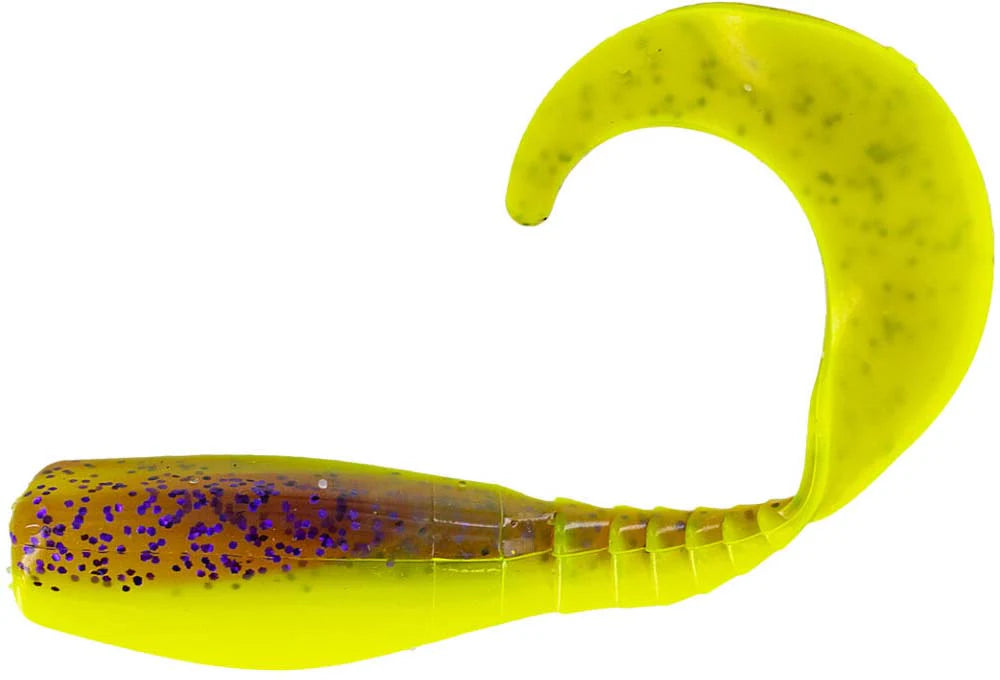 Big Bite Baits Curly Tail Crappie Minnr Soft Plastic 10 Pack