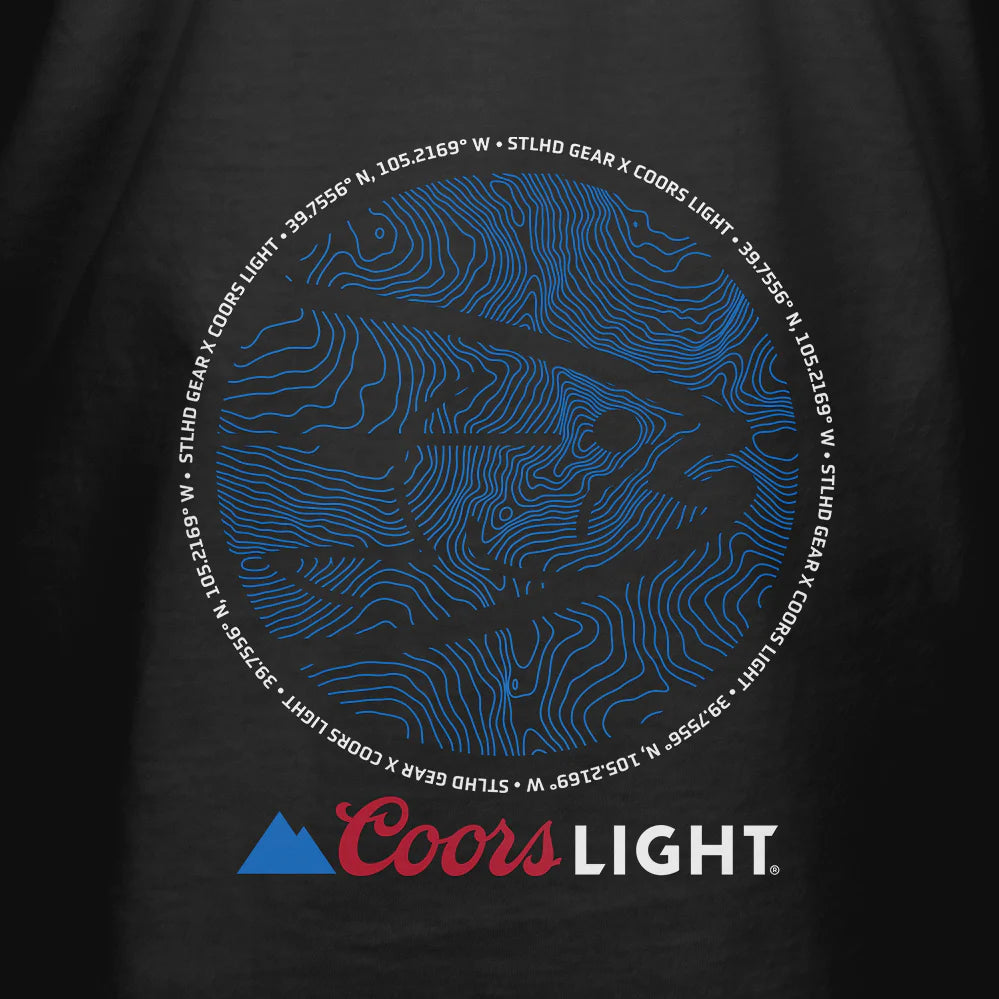 STLHD Mens X Coors Light Coordinates Tee