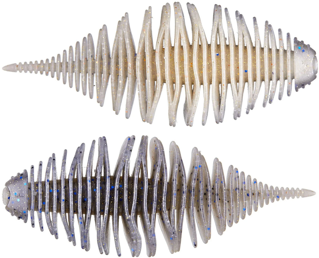 Geecrack Bellows Gill Floating Elastomer Soft Plastic Creature Bait 2 Inch