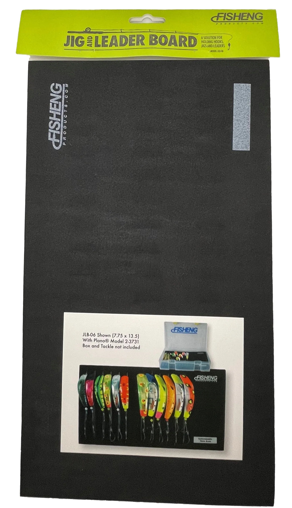 FishEng Jig and Leader Board Black Foam Leader Board