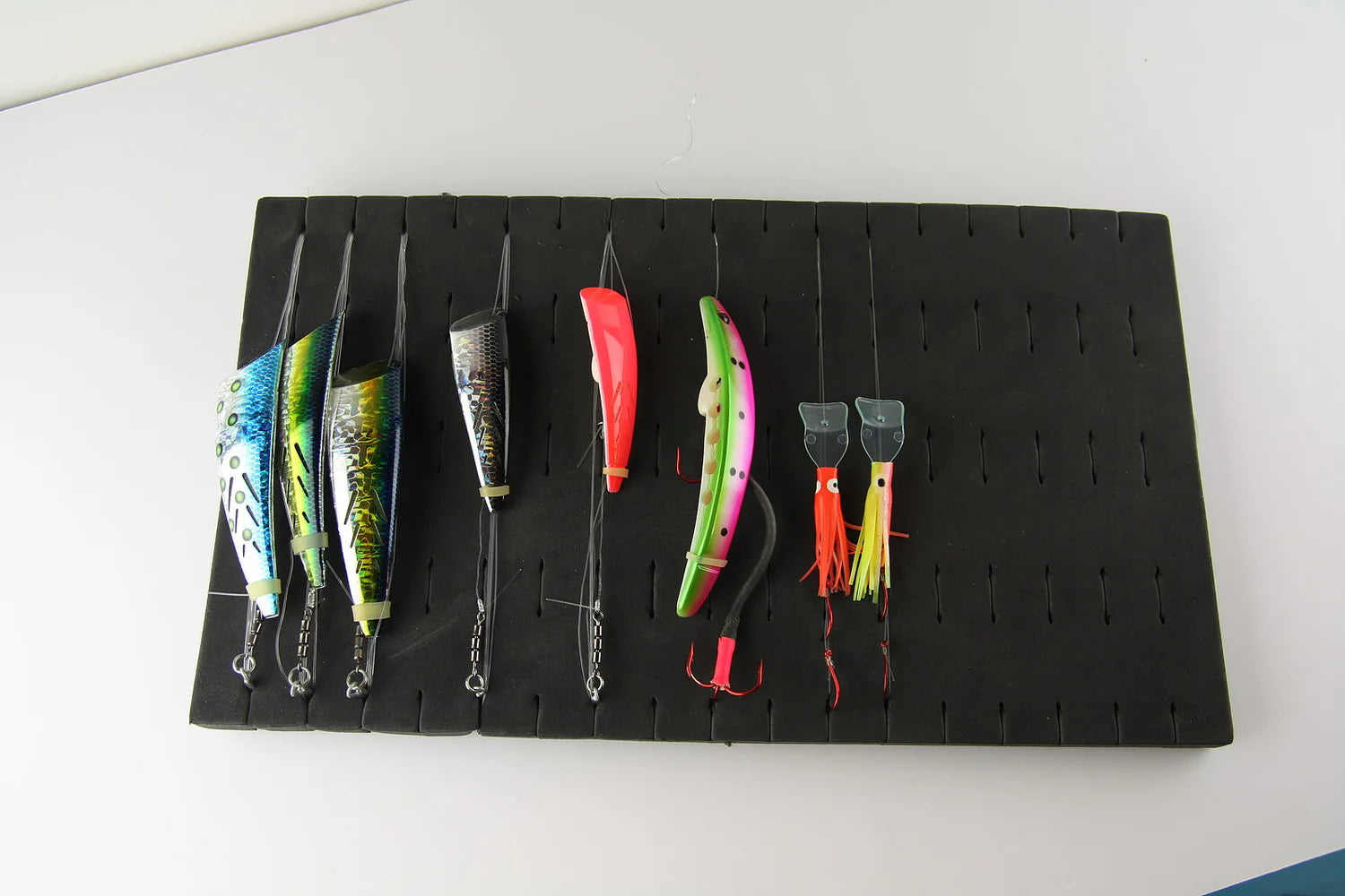 FishEng Jig and Leader Board Black Foam Leader Board