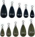 Departure Outdoors Tungsten Free Rig Weights 5 Pack