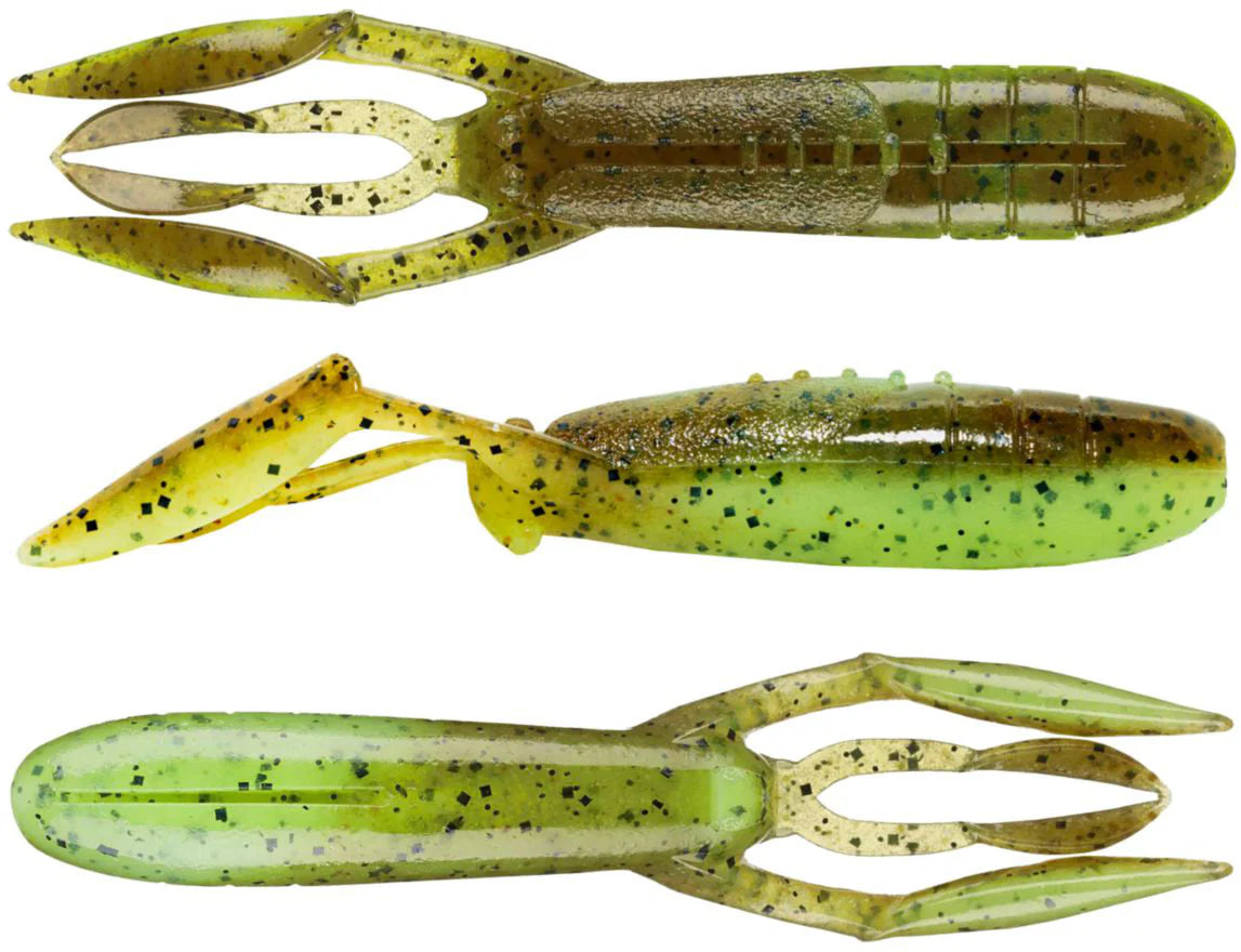 Keitech Glide Camaron 35 Inch Soft Plastic Craw 6 Pack