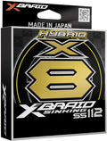 X Braid X8 Sinking High Vis Yellow Braid 165 Yard Spool