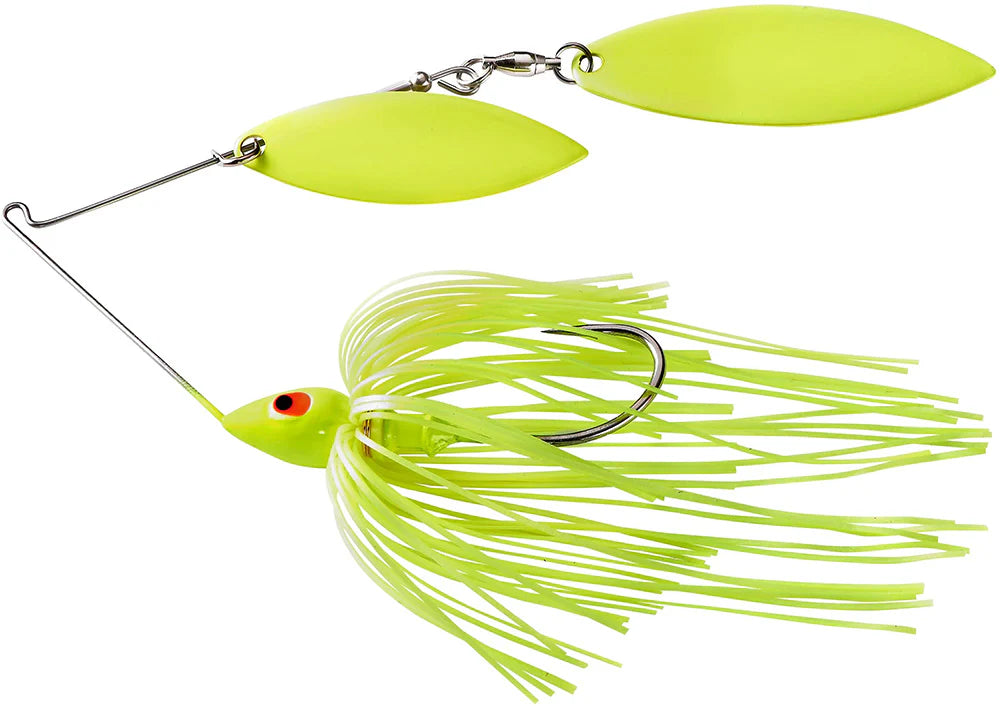 War Eagle Painted Head Nickel Frame Double Willow Spinnerbait 3 8 oz