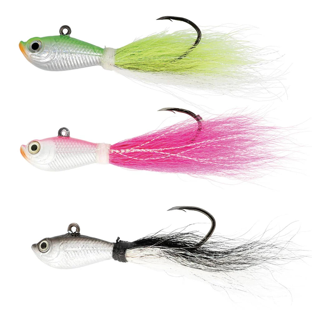 Eagle Claw Trokar Pro V Bucktail Hair Jig Assortment Pack