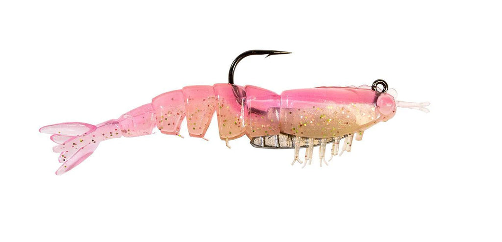 Z Man EZ ShrimpZ 3 1 2 inch Rigged w Mustad Weighted Hook 2 pack
