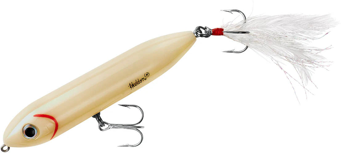 Heddon Super Spook Jr Feather Dressed 3 1 2 inch Topwater Walker