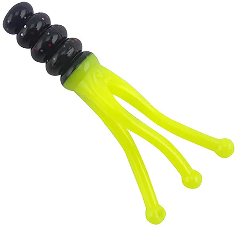 Mr Crappie Joker Triple Tail Soft Plastic Grub 15 pack