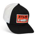 STLHD Standard White Black Trucker Hat