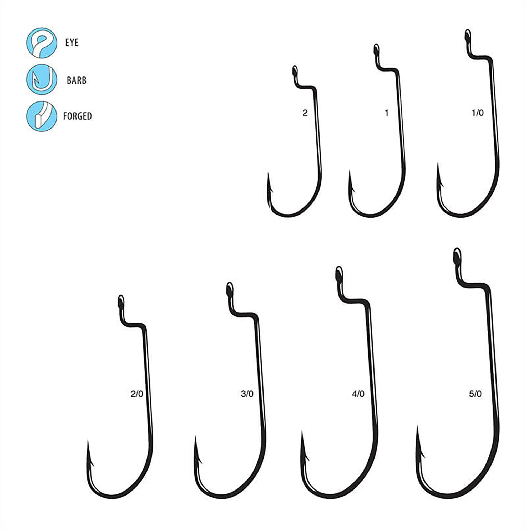 Gamakatsu OShaughnessy Bend OP Nano Alpha Worm Hooks