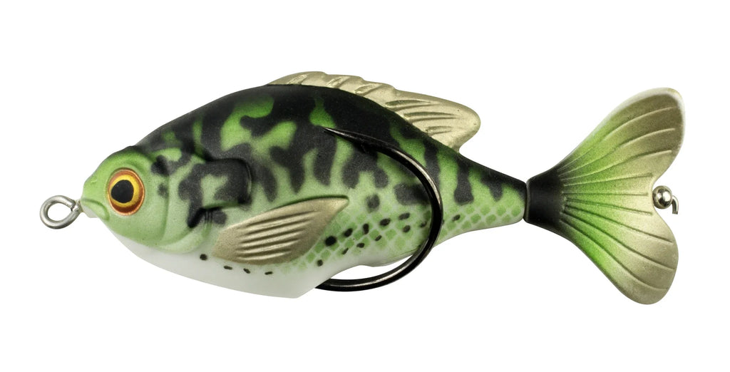 Lunkerhunt Propfish Sunfish 3 1 4 inch Hollow Topwater Prop Lure