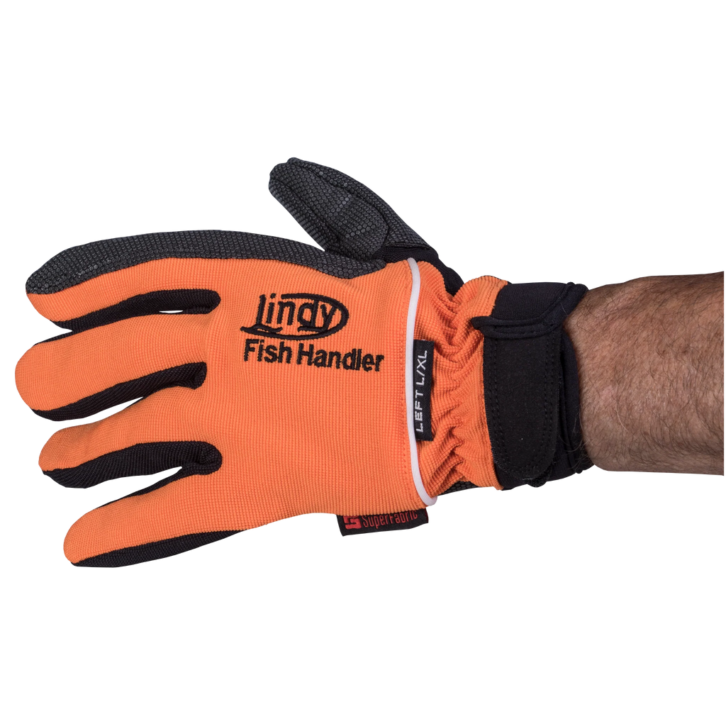 Lindy Fish Handling Single Glove Orange