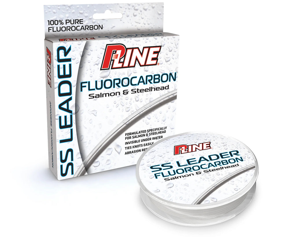 P Line Salmon Steelhead Fluorocarbon Leader 100 Yards