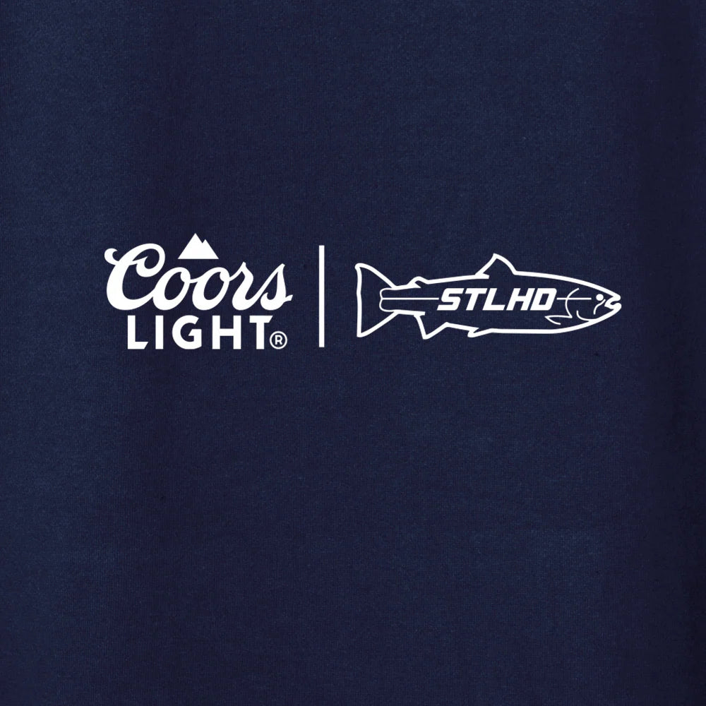 STLHD Mens X Coors Light Streamside Premium Hoodie