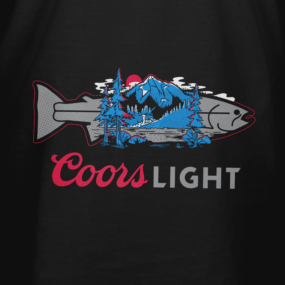 STLHD Mens X Coors Light Blue Mountains Tee
